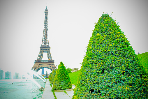Paris Skyline with Eiffel tower