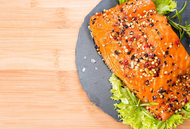 istock Smoked Salmon with spices 521292591
