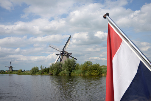 Taken during a boat trip in the canal at the Dutch heritage good Kinderdijk