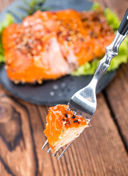 istock Smoked Salmon with spices 521293311
