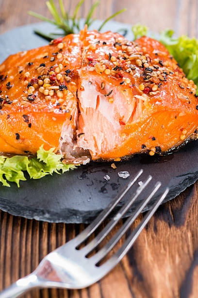 istock Piece of Smoked Salmon 521293931