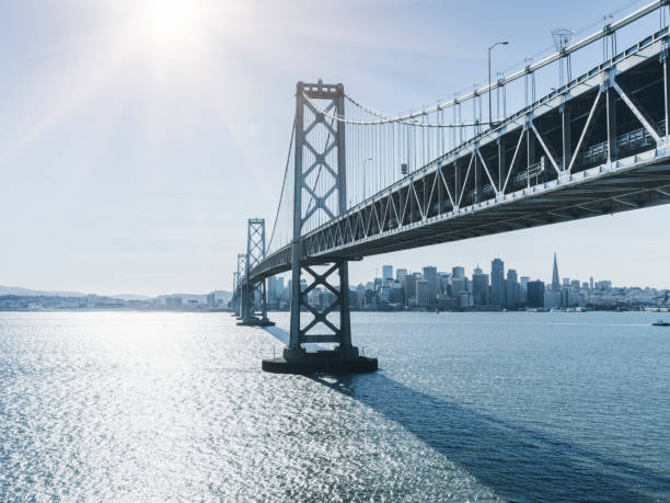 istock Bay Bridge and skyline of San Francisco 521298834