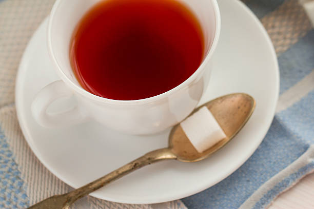 istock Cup of black tea. Isolated on white background 521298838