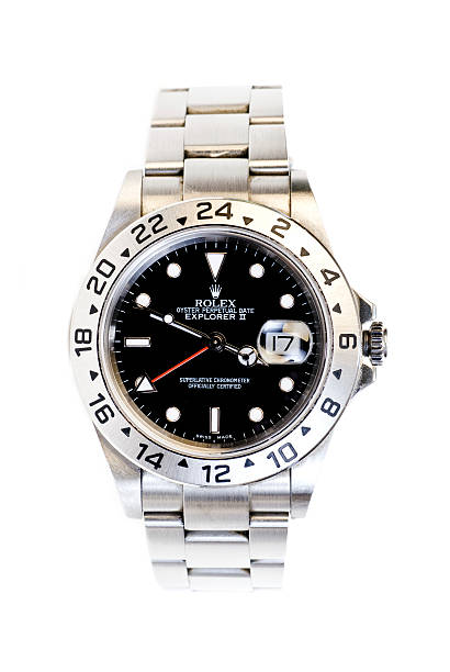 Rolex 익스플로러를 II 손목 스톡 사진