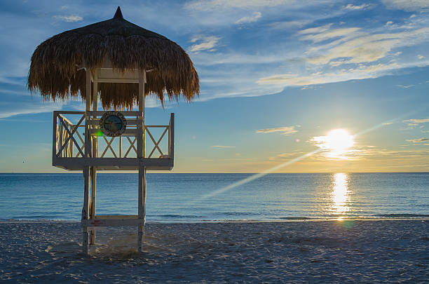 istock life guard hut - Boracay, Philippines 521300262