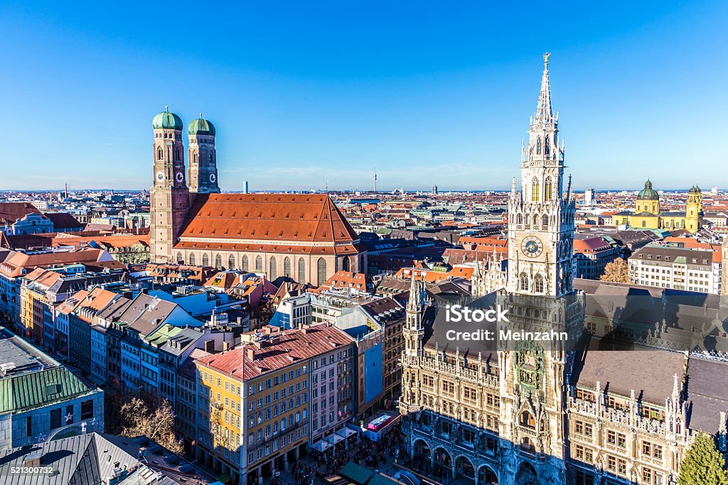 Frauenkirche in the Bavarian city of Munich The Frauenkirche is a church in the Bavarian city of Munich that serves as the cathedral of the Archdiocese of Munich and Freising and seat of its Archbishop. Munich Stock Photo