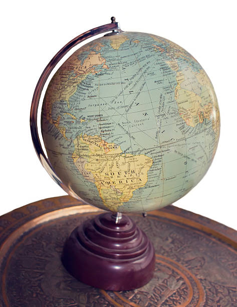 istock Vintage World Globe. Home Ornament, Travel Concept 521301114