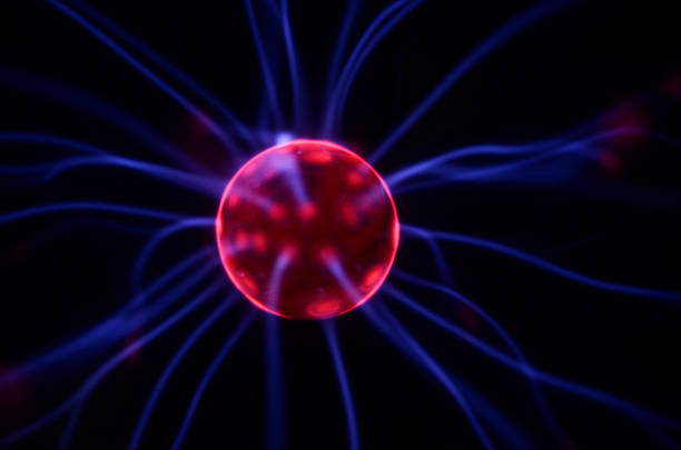 istock Close up of Plasma globe 521301612