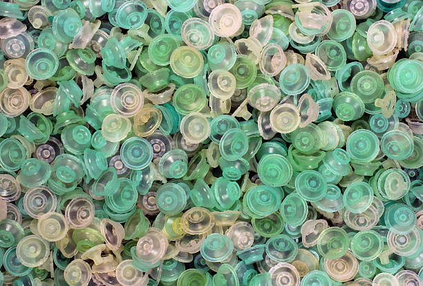 istock Many pressure pads from membrane keyboard 521302572