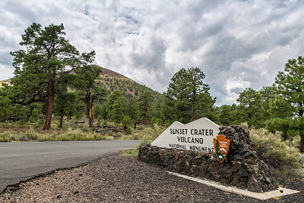 istock Entry Way to Sunset Crater National Monument 521310328