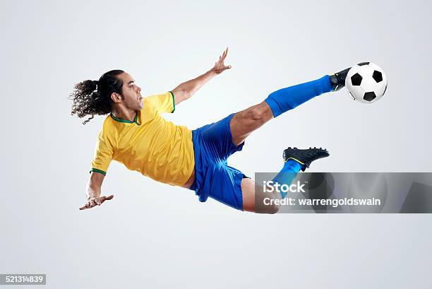 Scoring Ziel Mann Stockfoto und mehr Bilder von Fußball - Fußball, Brasilien, Treten