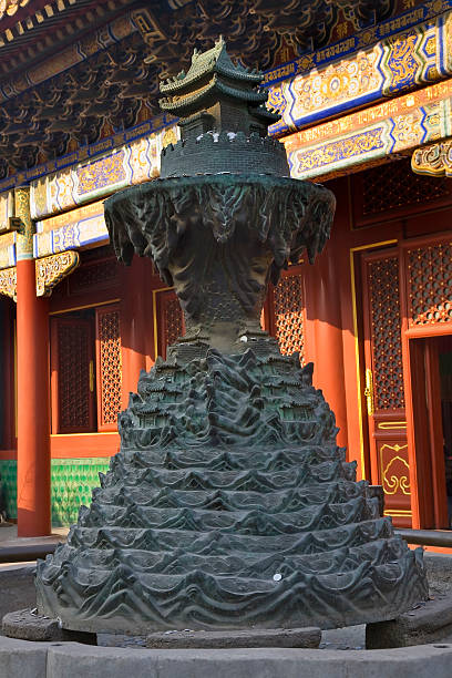 istock Buddhist Hell Bronze Statue Yonghe Gong Temple Beijing China 521318085
