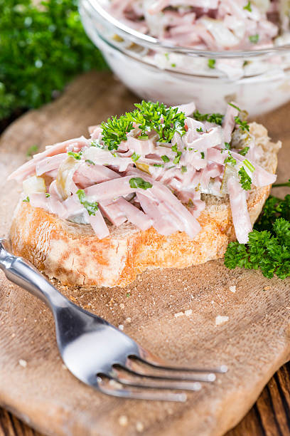 istock Meat Salad on a baguette 521319773