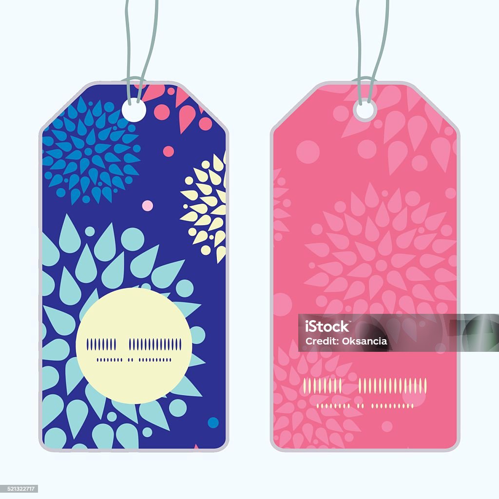 Frame Tag Vector Vector Colorful Bursts Vertical Round Frame Pattern Tags Set Stock ...