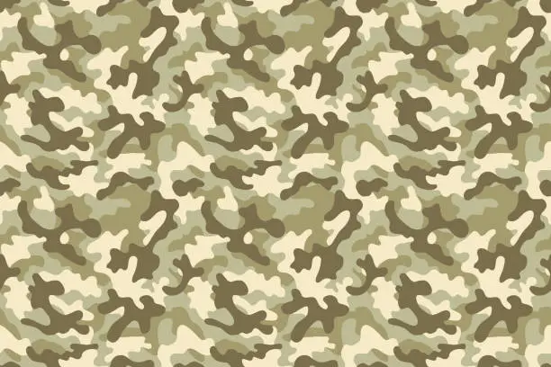 Vector illustration of Camouflage seamless pattern