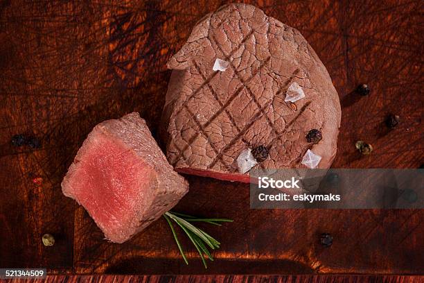 Luxurious Steak Stock Photo - Download Image Now - Above, Backgrounds, Barbecue - Meal