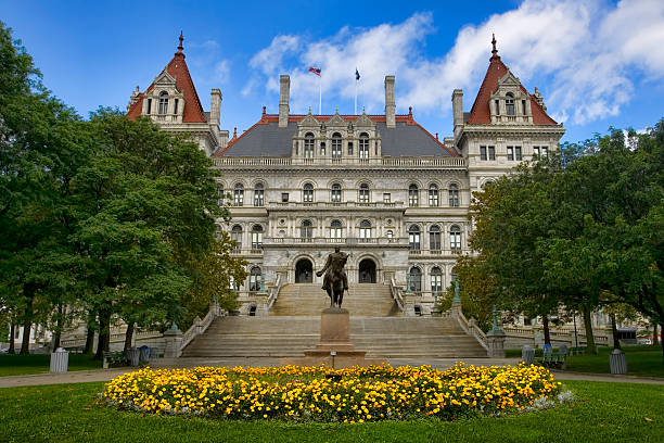 New York State Capitol 1 stock photo