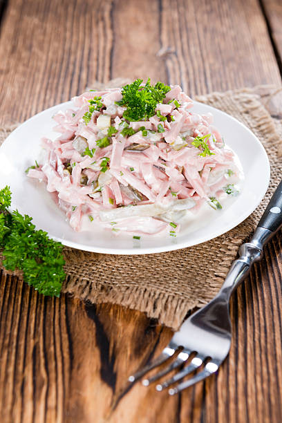 istock Portion of homemade Meat Salad 521345863