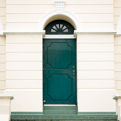 A Thai-Gothic influent vintage doorway.