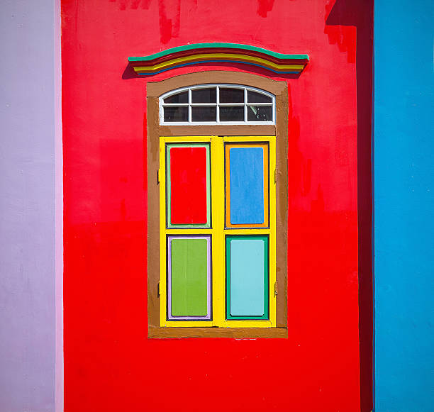 istock Colorful window in Little India 521364525