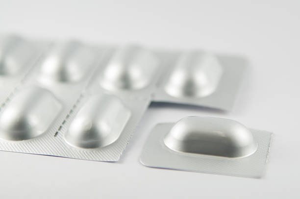 Closed up aluminum blister pack
