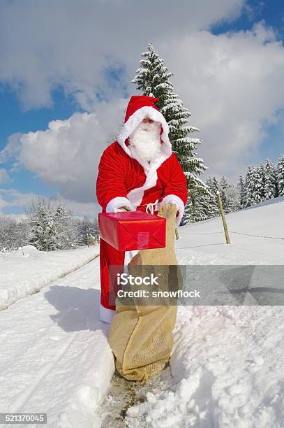 Santa Claus Stock Photo - Download Image Now - Adult, Bag, Beard
