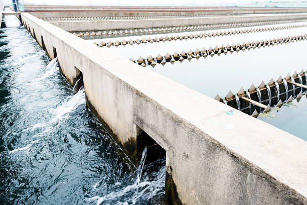 istock Modern urban wastewater treatment plant 521371363