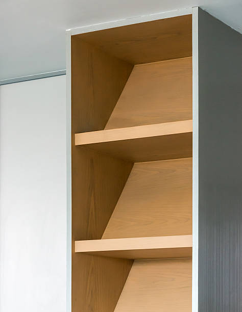 istock Modern wooden cabinet 521371404