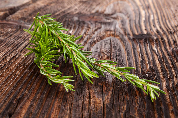 istock Rosemary on wooden table. 521371776