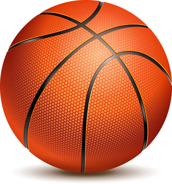 ilustrações de stock, clip art, desenhos animados e ícones de bola de basquetebol - basketball
