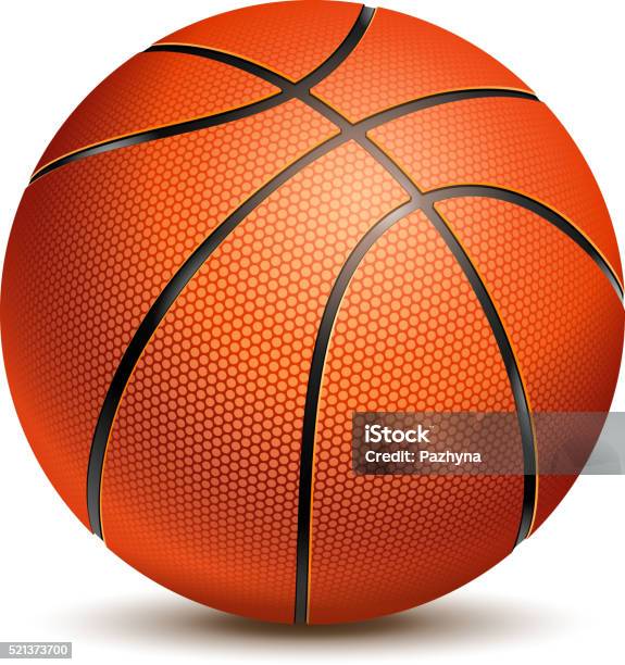 Basketball Ball Stock Illustration - Download Image Now - Basketball - Sport, Basketball - Ball, Sports Ball