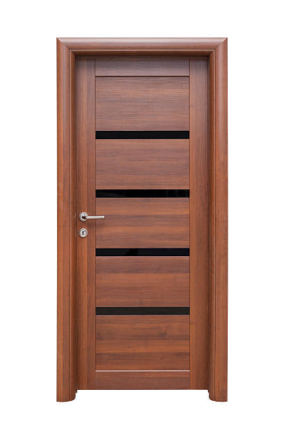 istock wooden door isolated 521374778