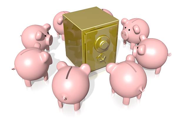 istock Piggy bank - treasure 521379064