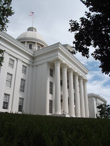 istock Montgomery, Alabama State Capital Building, Front Entrance 521379234
