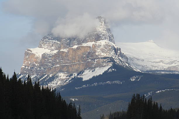 istock Castle Mountain between Banff and Lake Louise, Alberta 521379668