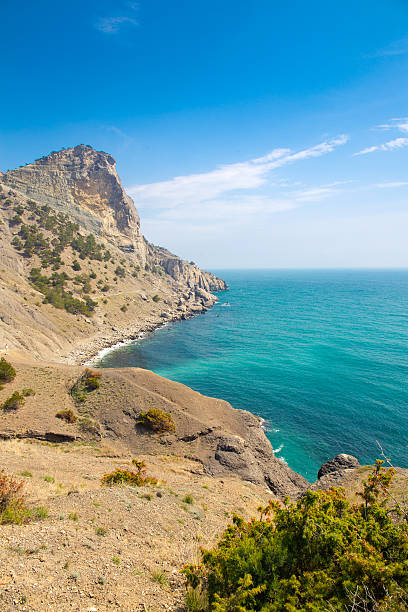 istock Crimea mountains and Black sea landscape 521380200