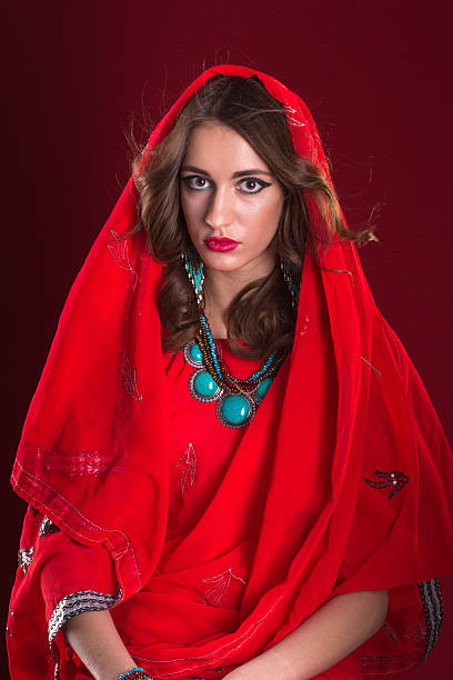 istock Woman in red sari 521381584