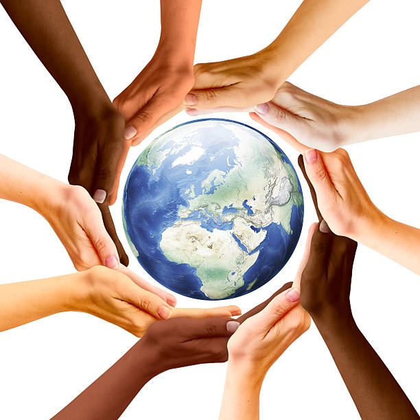 istock Multiracial Concept and Earth Planet 521382316