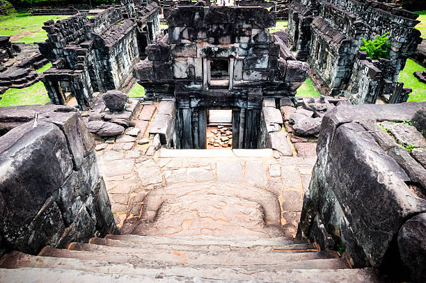 istock Ancient temples ruins in Angkor, Cambodia 521382866