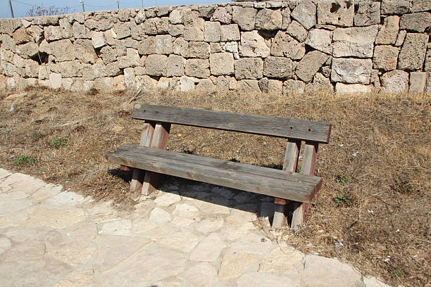 View of the magdala stone situated in the ruins of the first synagogue, Israel