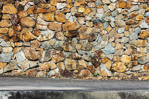 istock Stone wall and floor tiles 521385811