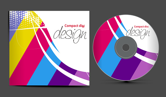 Copy Cover Design Cd R Cd Cover Design Stock Illustration - Download Image Now - Abstract ...