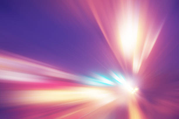 istock Abstract image of speed motion on the road. 521386384