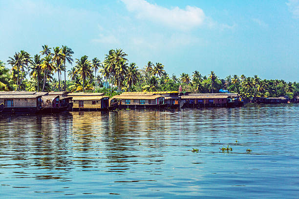 istock Traditional Houseboat on Kerala Backwaters 521386398