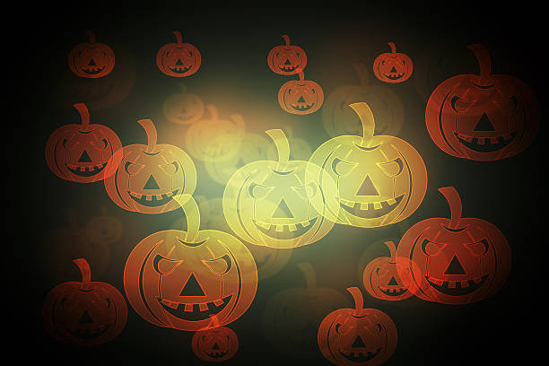 istock Halloween pumpkin with  bokeh background 521399453