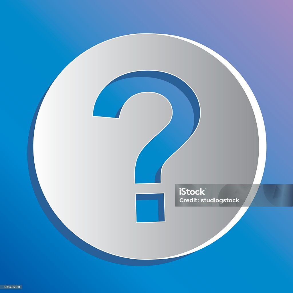 Question design Question design over blue background, vector illustration Advice stock vector
