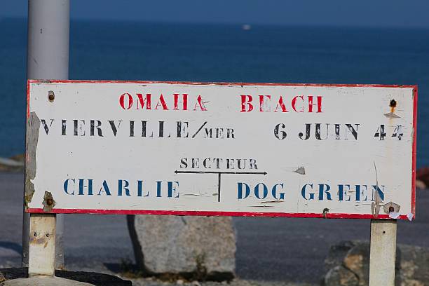istock Omaha Beach Sign, Normandy Invasion 521402911