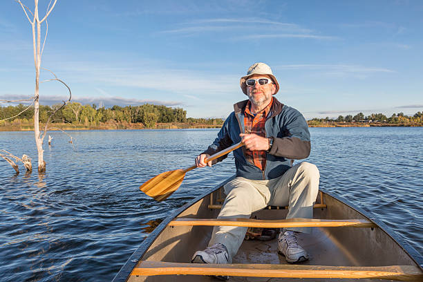 istock enjoying  morning canoe paddling 521404759