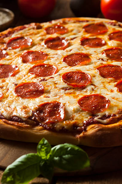 istock Hot Homemade Pepperoni Pizza 521406087