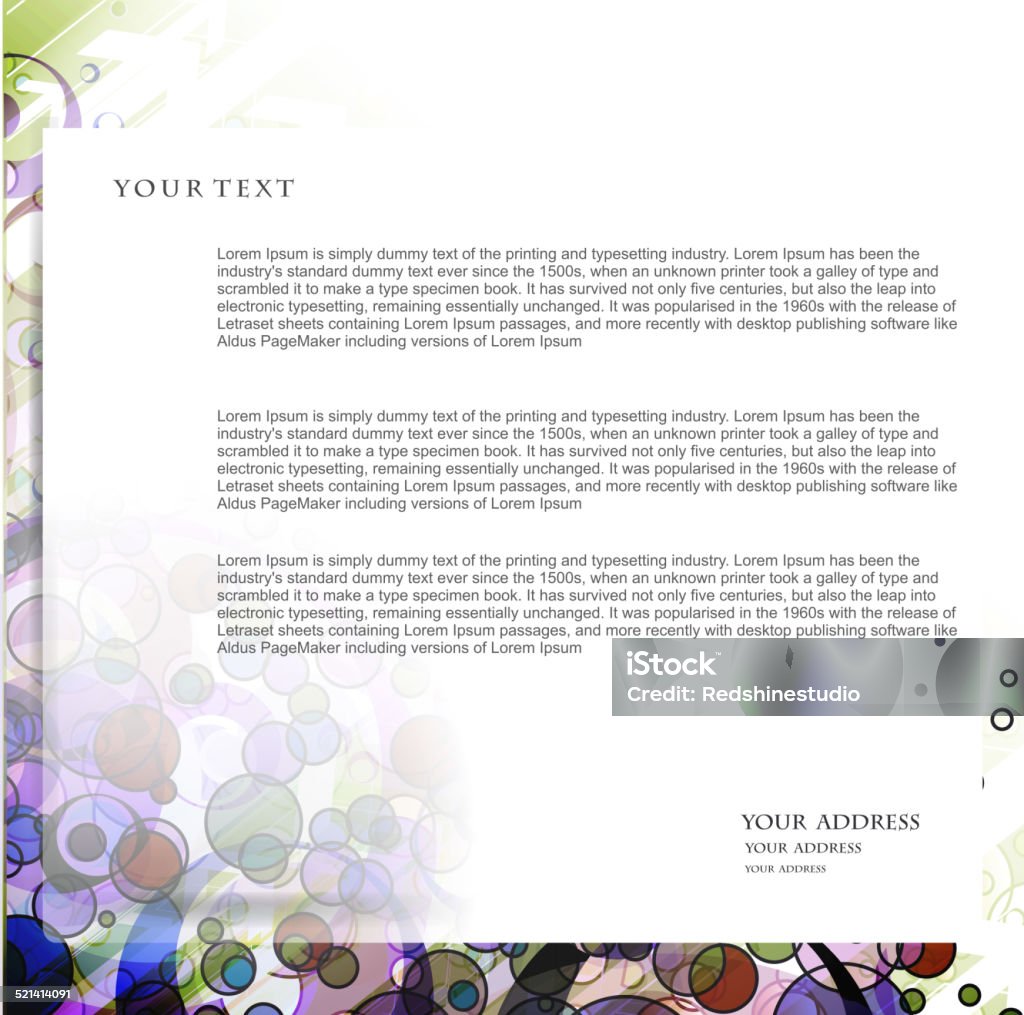 Email Template Stock Illustration - Download Image Now - Abstract, Art ...
